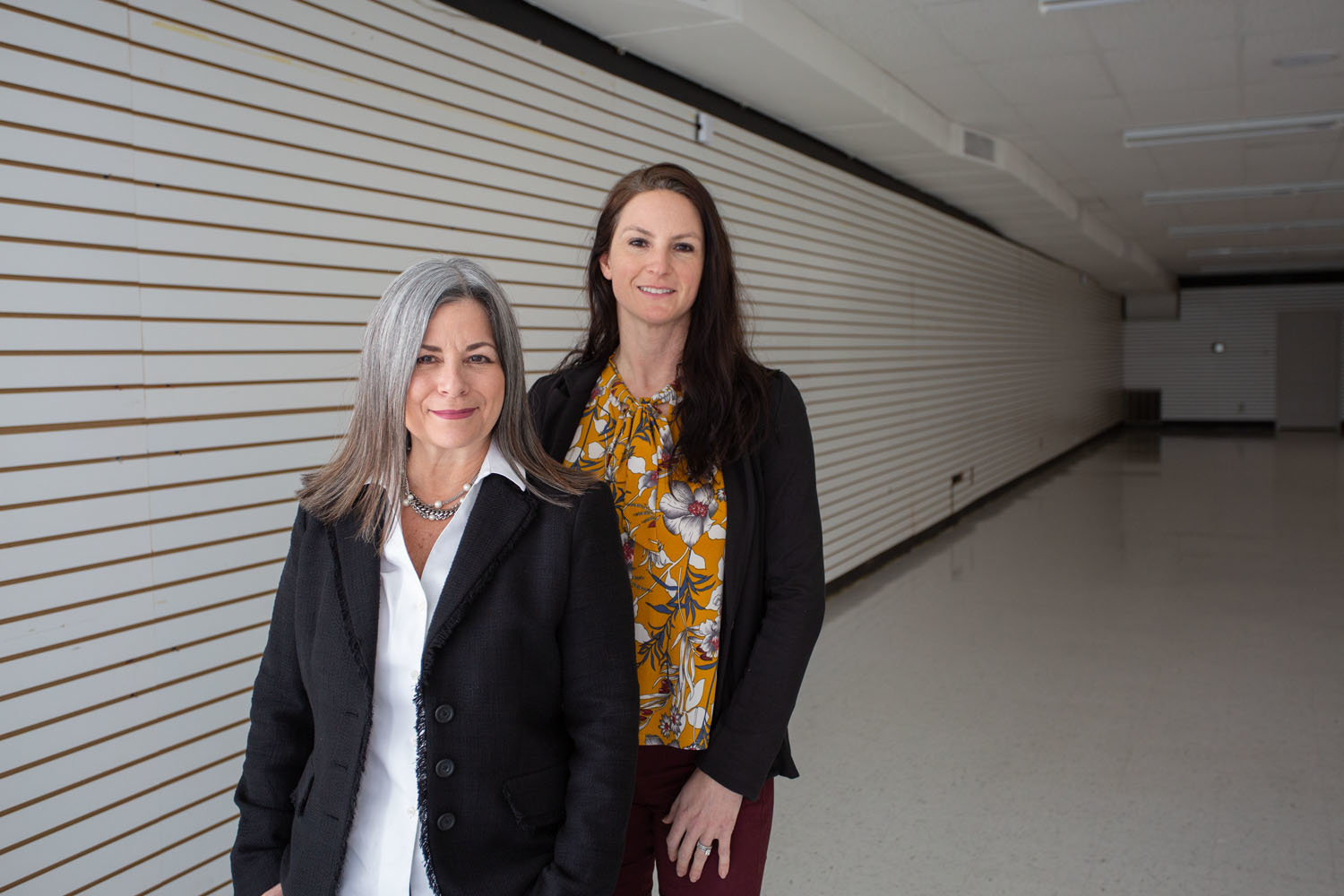 LICENSE FOR WEED: Mo Retail Products Group, represented by Nancy Price, left, and Julie Belk, plans to open a dispensary in the Plaza Shopping Center.